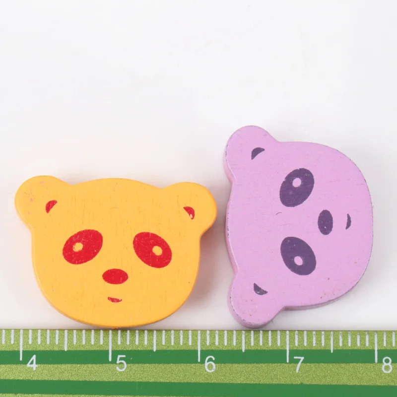 Mix New Natural Wooden beads Bear Spacer Beads For Decoration Handmade Jewelry Making DIY Accessory 23x17mm 20Pcs KL131-RH | Украшения и