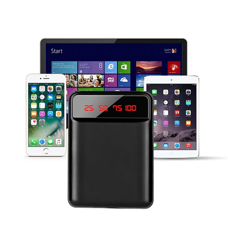 Power Bank 12000mAh Dual USB зарядное устройство для мобильного телефона Внешняя батарея Быстрая зарядка для iPhone Xiaomi портативное зарядное устройство мини банк питания
