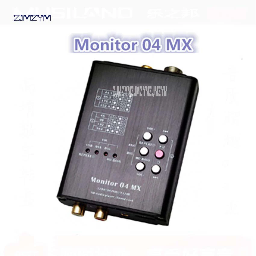 1 шт. Новые Акции Монитор 04 MX и USB звуковая карта и Hifi плеер 32 бит HD аудио плеер/звуковая карта USB2.0/USB3.0 интерфейс