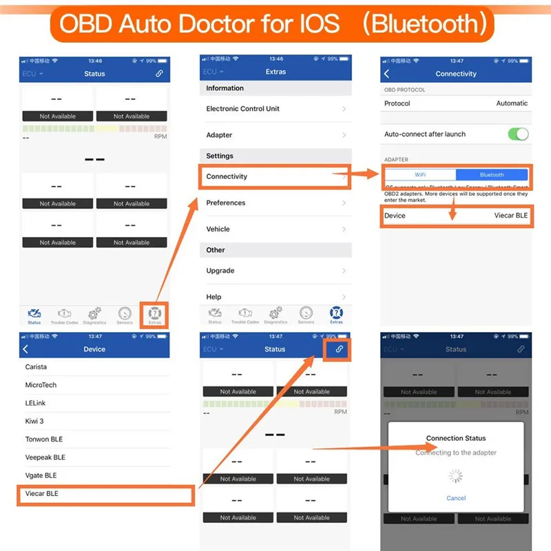 Мини OBD2 Eml327 V1.5 Bluetooth адаптер автомобильный диагностический сканер для Android/PC Автомобильный сканер elm327 Real V1.5