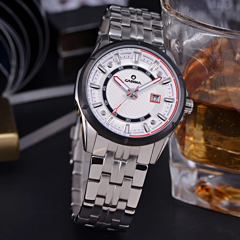 Брендовые модные мужские часы повседневные светящиеся спортивные