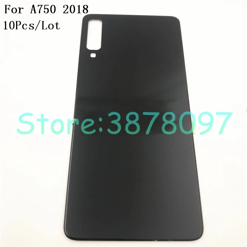 10 шт./лот Задняя стеклянная крышка Запасные части для Samsung Galaxy A750 A750F 2018 батареи