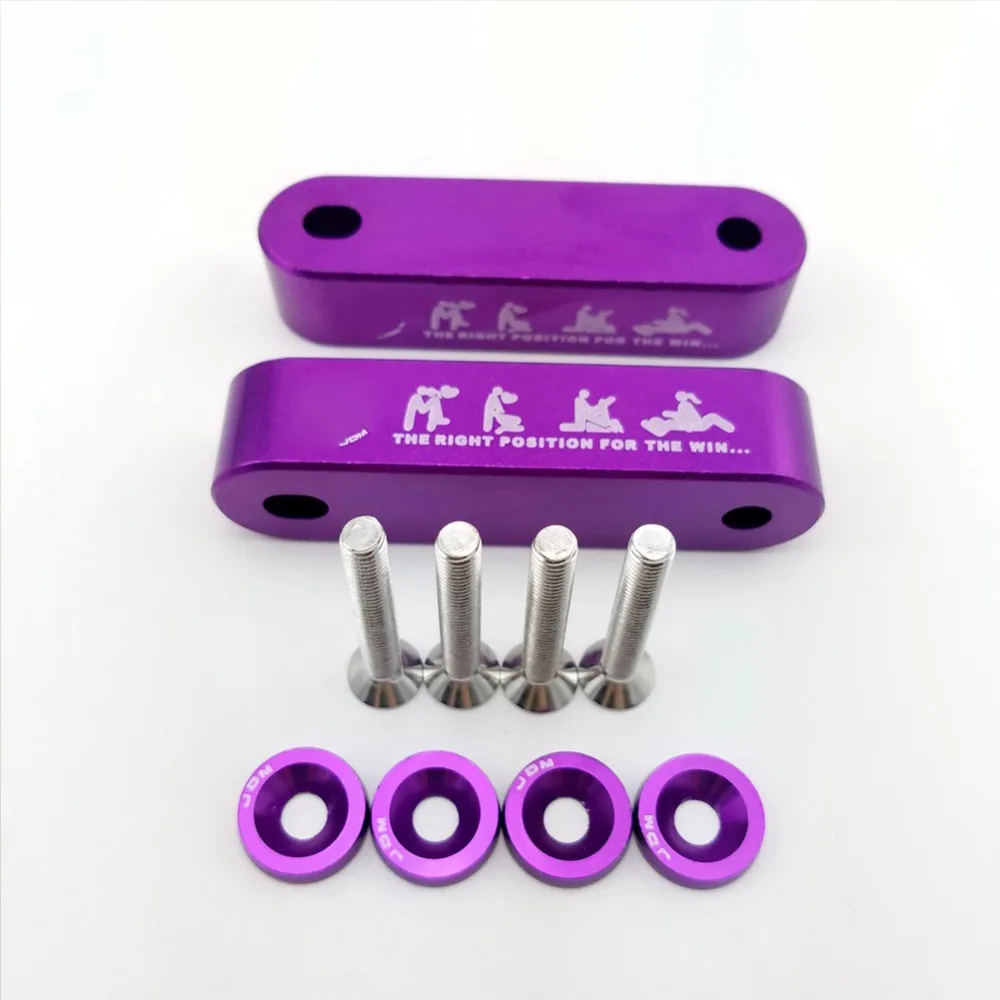 Тюнинг Монстр Заготовка алюминиевый гоночный капот вентиляционные Распорки с 4