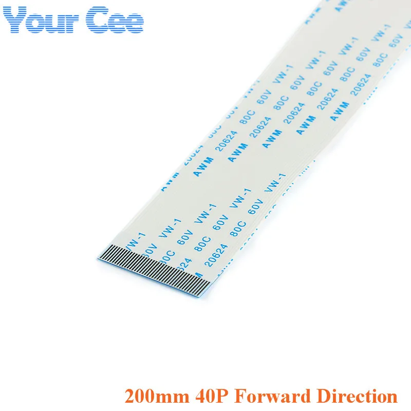 Плоский кабель FPC 5 шт. длина 200 мм 40 контактов 0 плоский для TTL гибкий камеры