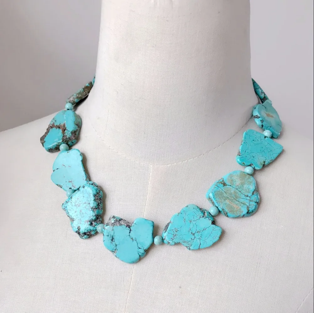 Массивное ожерелье чокер из натурального камня новый дизайн|chunky necklace|designer