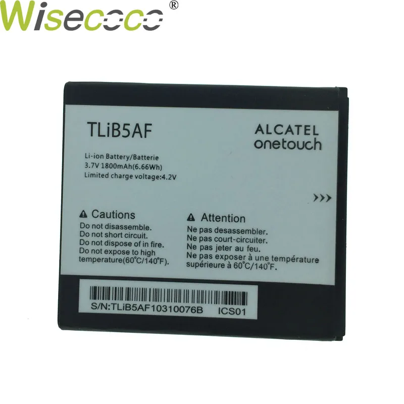 Новый оригинальный аккумулятор 1800 мАч TLiB5AF для телефона ALCATEL onetouch Pop C5 OT 5036 5036D 5037