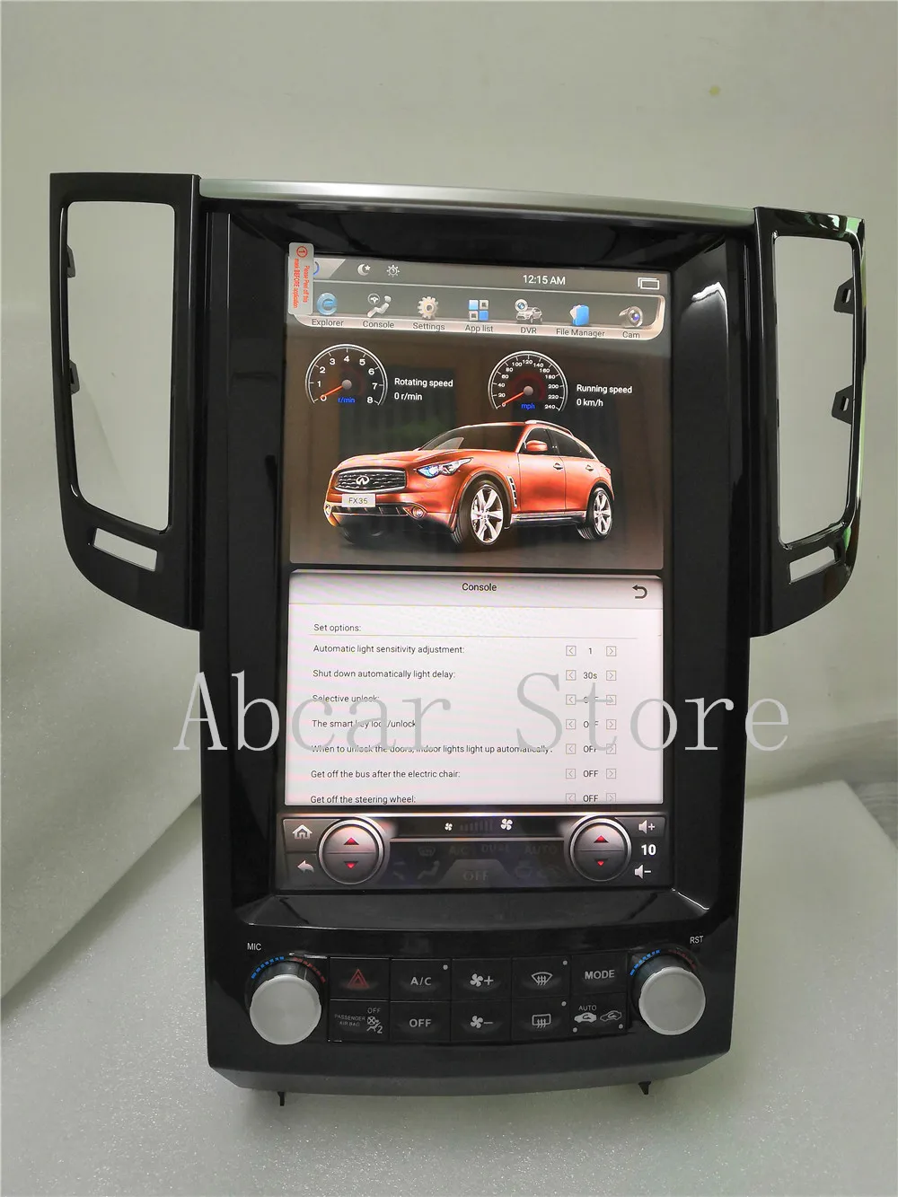 12,1 ''Tesla стиль Android 8,1 автомобильный dvd-плеер gps навигация для infiniti G G25 G35 G37 стерео радио авто мультимедиа carplay PX6