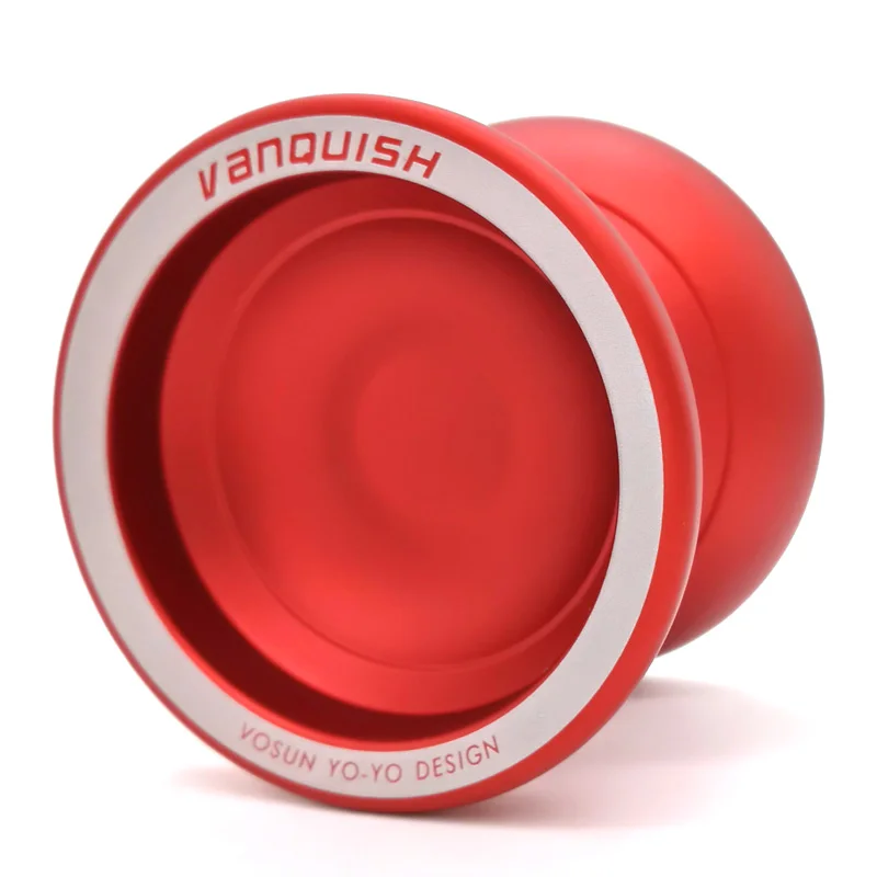 Красный 8 S VANQUISH сплав металла Профессиональный Йо-Йо медное кольцо YoYo неотзывчивый yoyos Compeition для мальчиков - Цвет: Красный