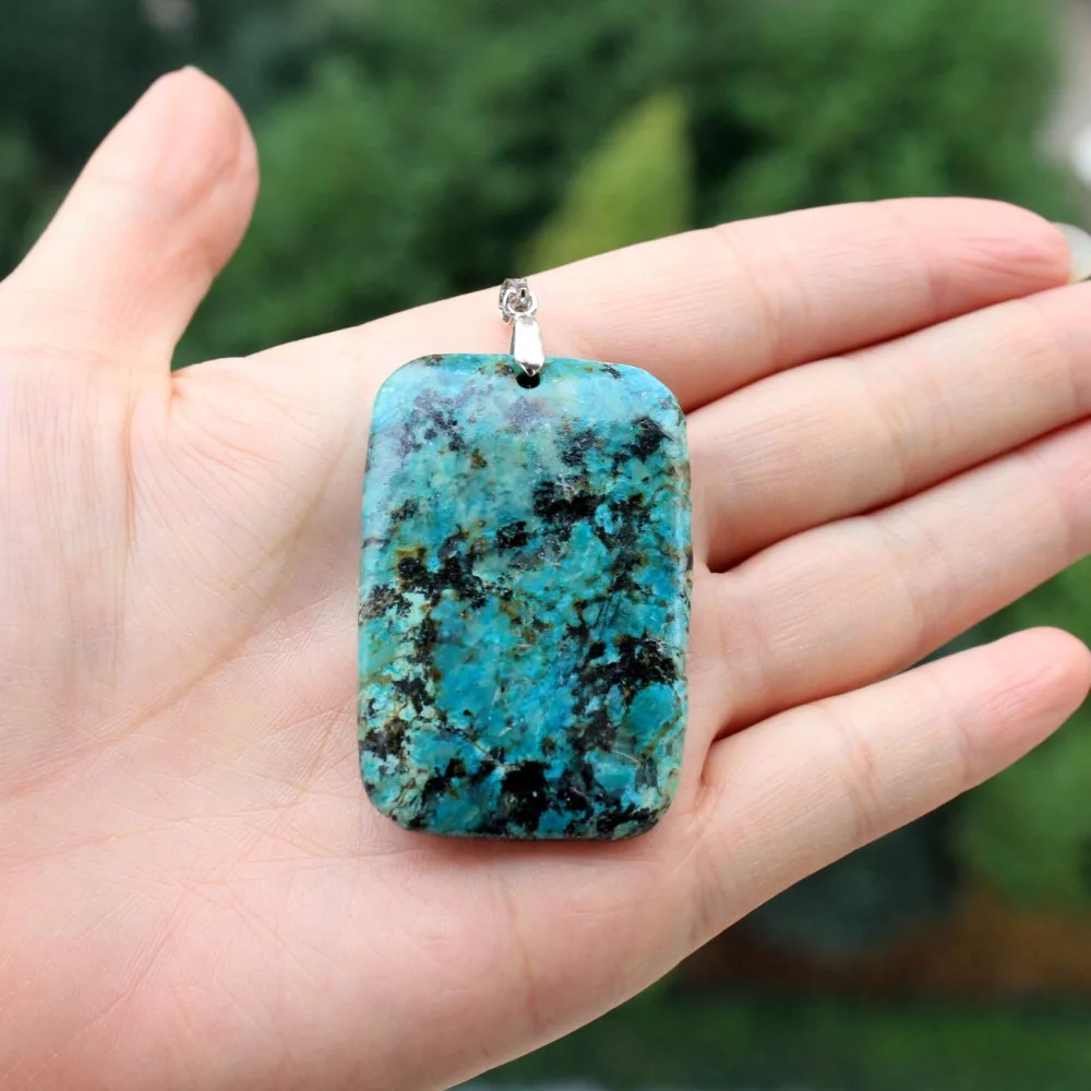 Оптовая AAA + 3 Тип Природных Африканских Turquoi Камень Неправильной Формы Кулон DIY Fit