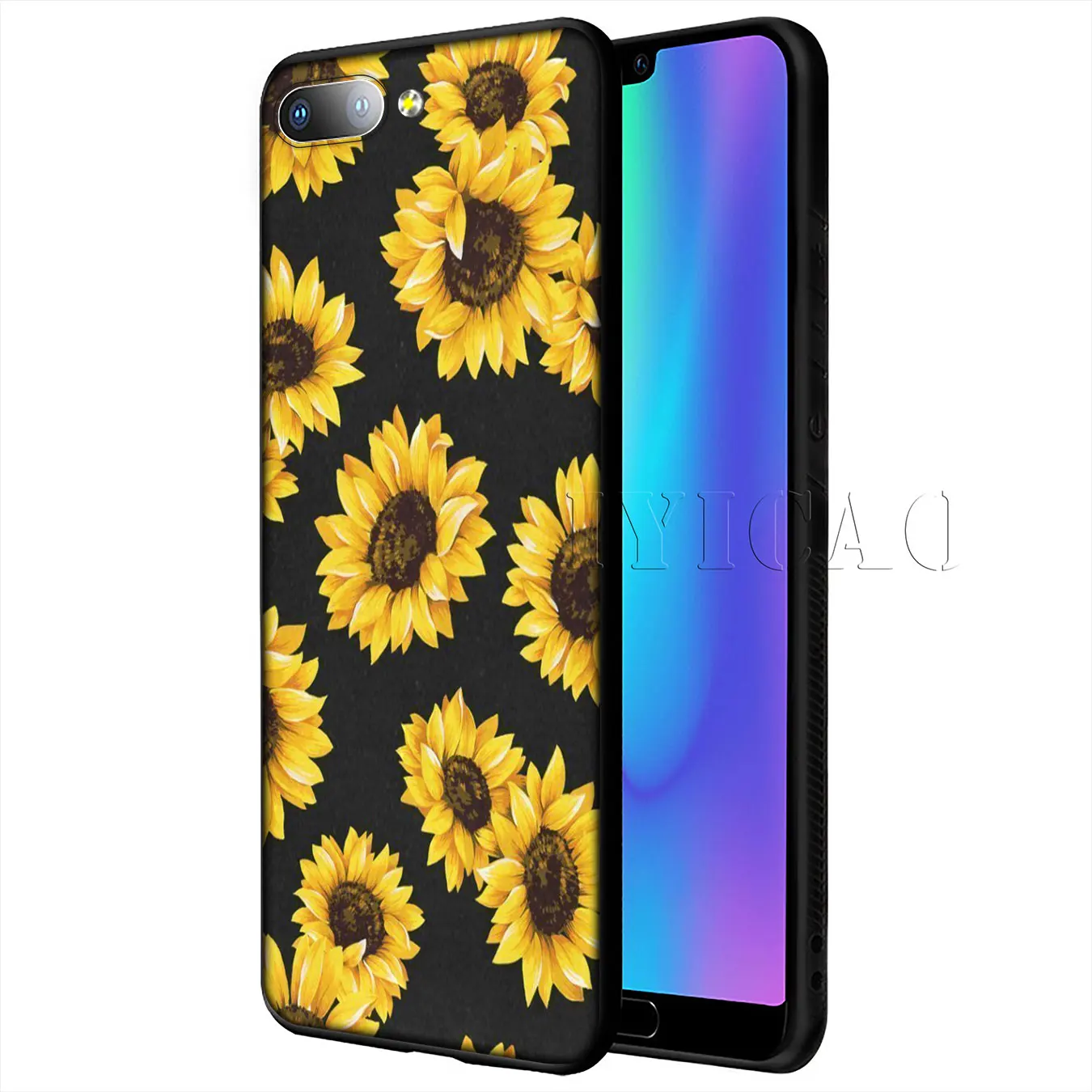 IYICAO цветной чехол для Huawei Y9 Y7 Y6 Prime 2019 Honor 20 8C 8X8 9 9X10 Lite 7C 7X 7A Pro |