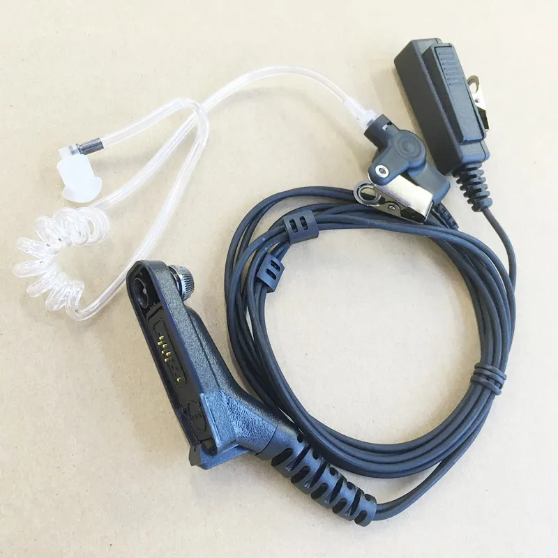 Длинные большие PTT Air Tube наушники для Motorola APX4000 APX2000 APX6000 XPR6300 DP4800 DP3400 MTP6550 XIR P8200 P8268