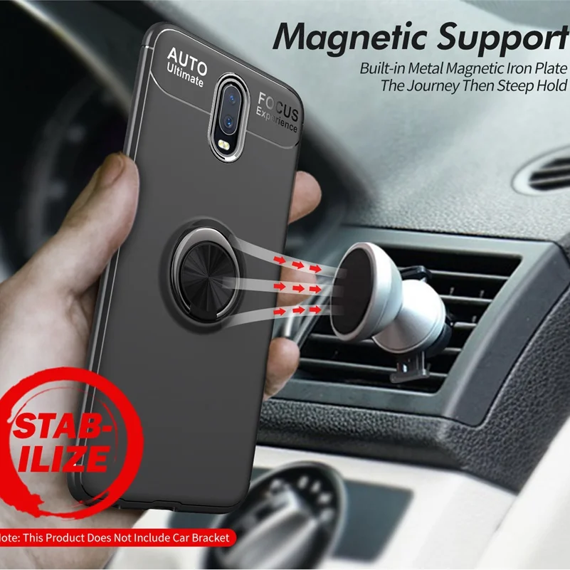 Чехол Oneplus6t с кольцом для Oneplus 6 t Coque мягкий силиконовый чехол роскошный