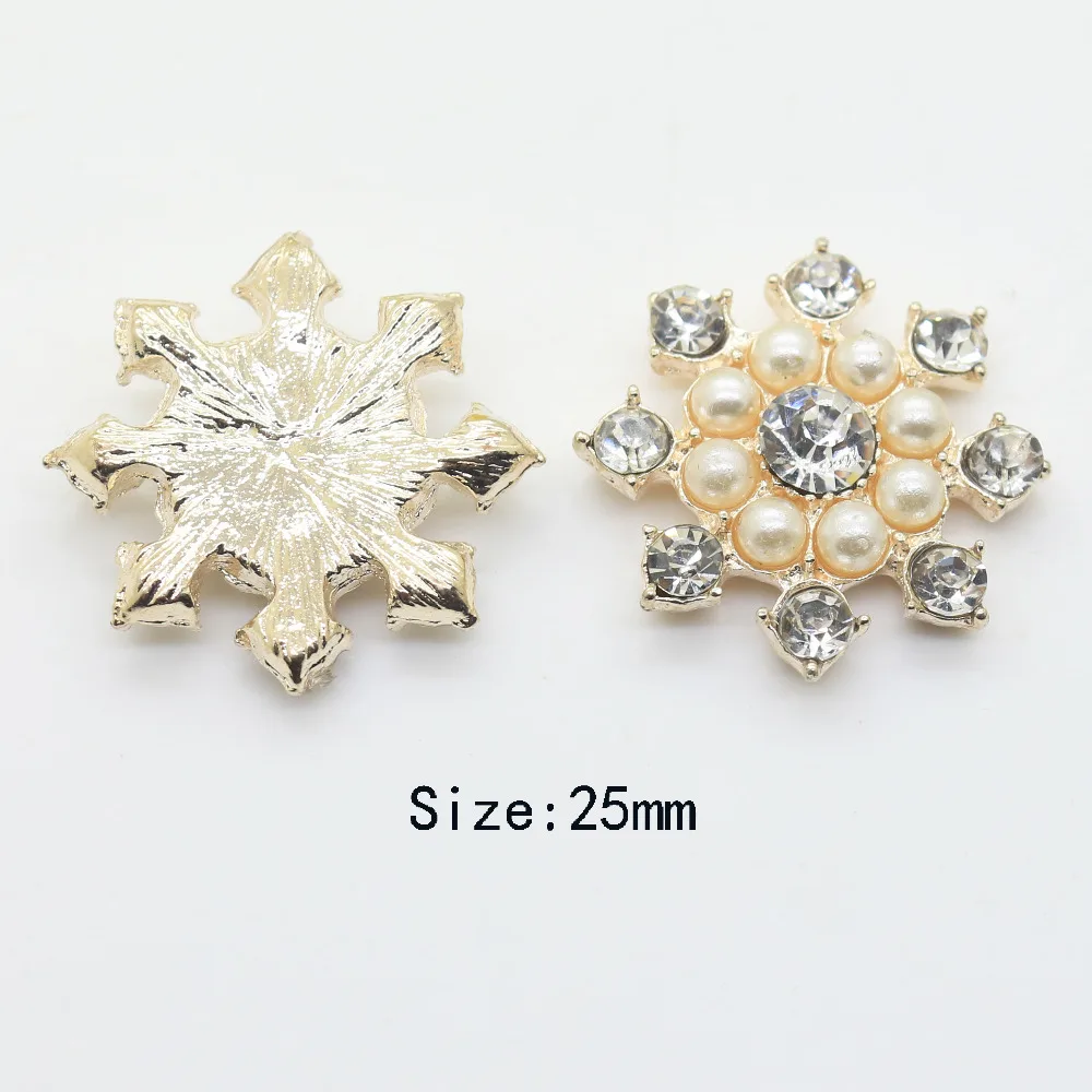 10 шт. декоративные пуговицы 25 мм|rhinestone pearl buttons|pearl buttonsbuttons wholesale |