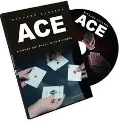 Бесплатная доставка ACE (карты и DVD) Ричард Сандерс-магические трюки Магия Крупным
