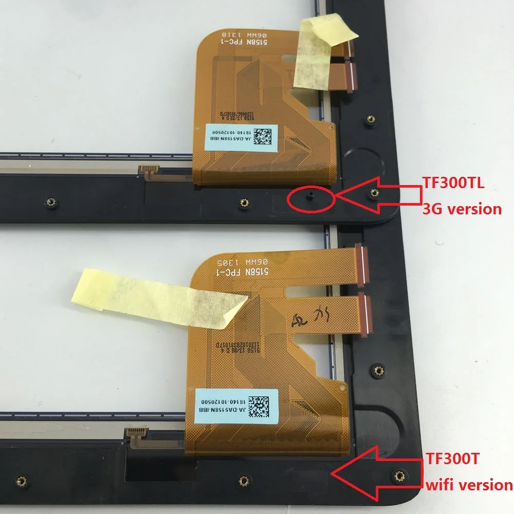 Сенсорный экран дигитайзер стеклянная сенсорная панель с рамкой для Asus EeePad