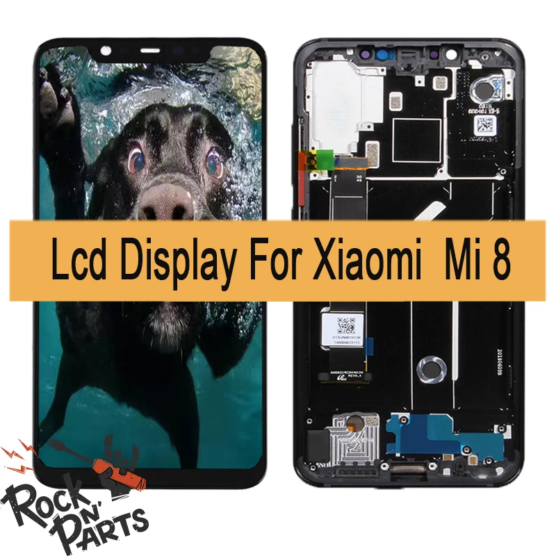 OEM AMOLED для Xiaomi Mi 8 ЖК дисплей сенсорный экран дигитайзер в сборе Замена|Экраны