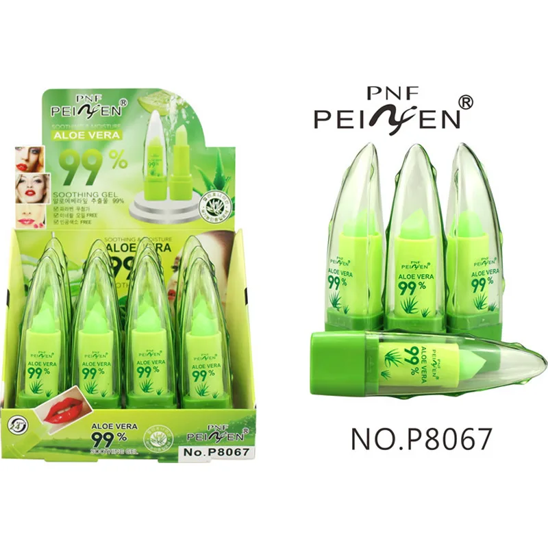Натуральный Увлажняющий Питательный бальзам для губ PNF с алоэ вера женщин