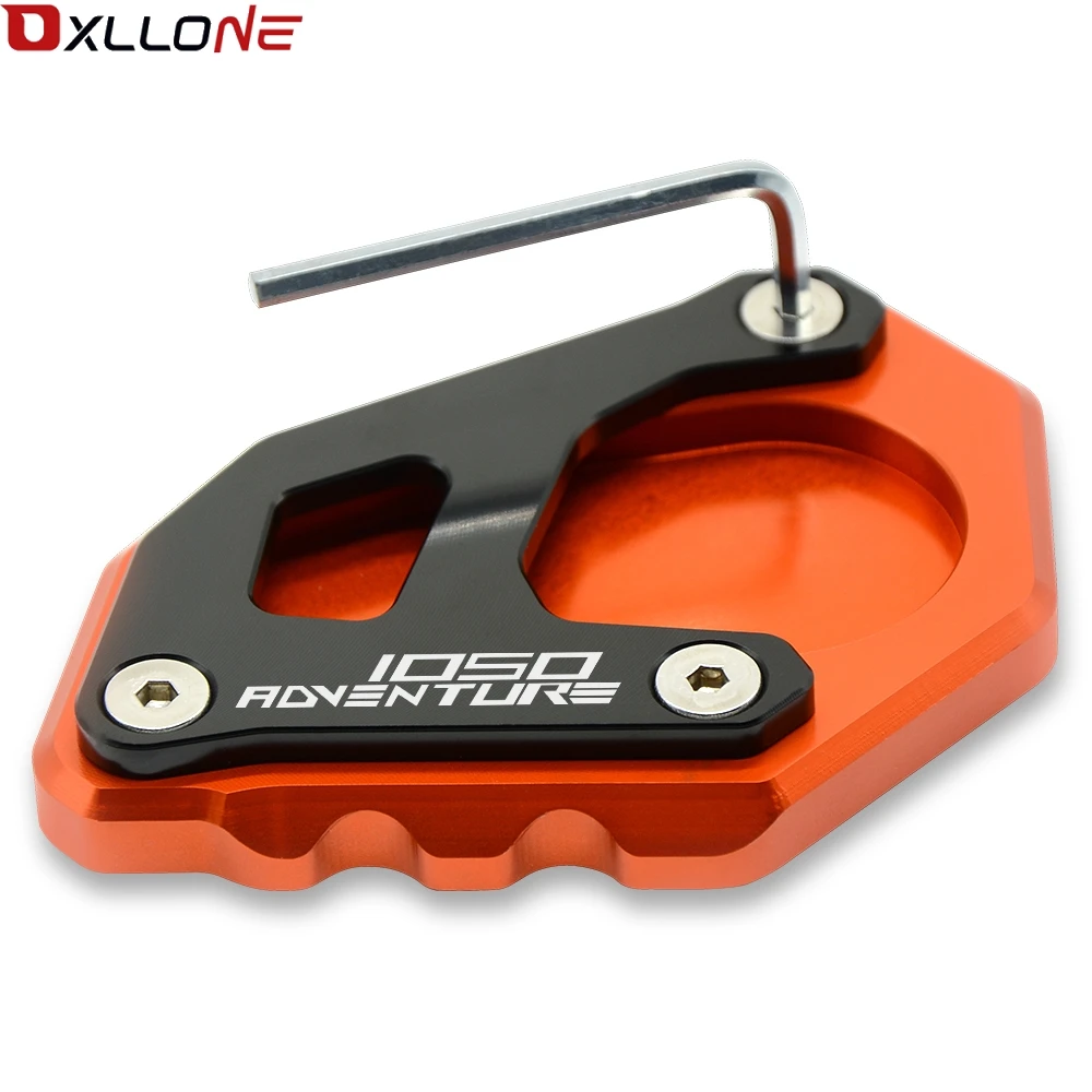 ORBK 1050ADV Для KTM 1050 adv 1090 adv 1190 adv 1290 Adventure CNC алюминиевая мотоциклетная боковая подставка удлинитель подставки накладка - Цвет: ORBK 1050ADV