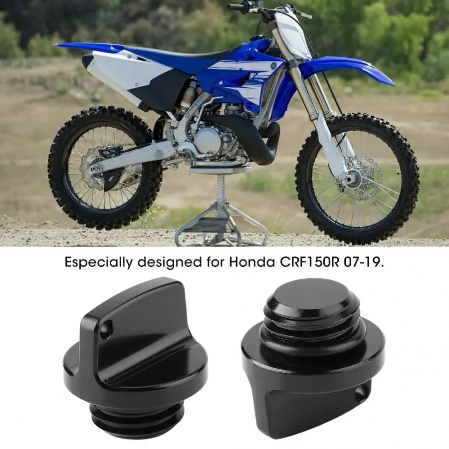 Черная алюминиевая крышка с ЧПУ для наполнителя масла заглушки Honda CR CRF mrtrx CB CBR Yamaha