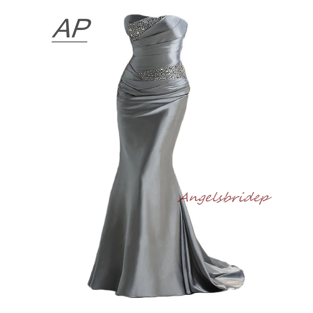 ANGELSBRIDEP Русалка платья подружки невесты Мода Brading Robe demoiseur D'honneur Формальные платья для вечеринок онлайн Горячая Распродажа
