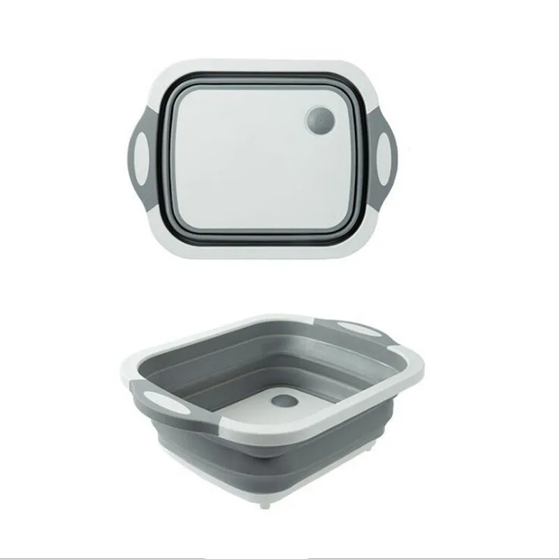 Бытовая Складная раковина для мытья посуды корзина фруктов многофункциональная