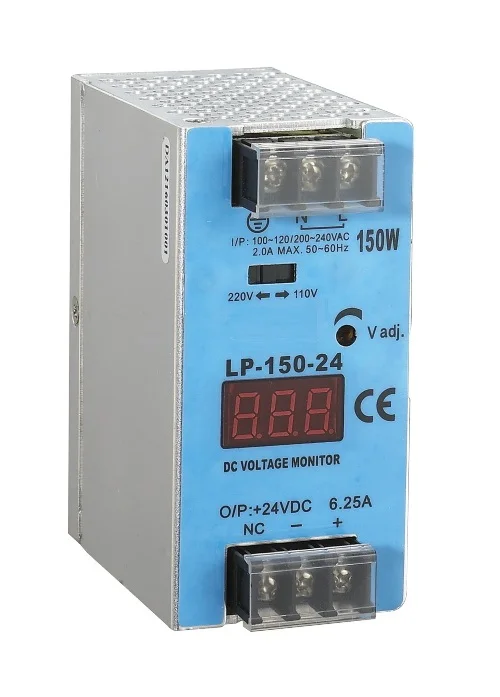 LP 150 12 Вт в а мини размер din рейка импульсный источник питания|din rail power|din power supplyswitch