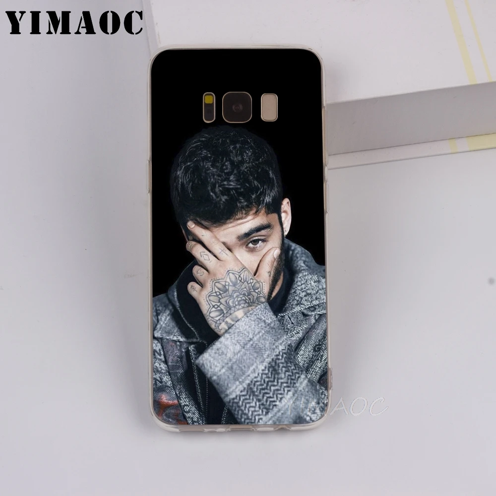 Мягкий ТПУ чехол YIMAOC Zayn malik для Galaxy j3 j5 j6 j7 A5 2016 2017 A6 A9 2018 Note 8 9 S7 edge S8 S9 S10 Plus S10e |
