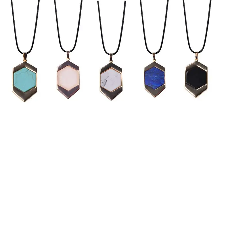 Drop shipping Black Obsidian pendant necklace obsidian star of RongDe Lucky Love Crystal Jewelry With Free Rope | Украшения и