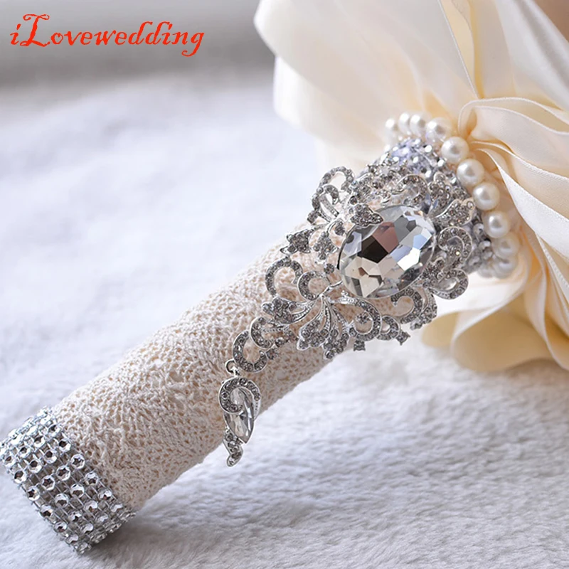 Женский Букет невесты iLoveWedding свадебный букет из фиолетовых/розовых/слоновой