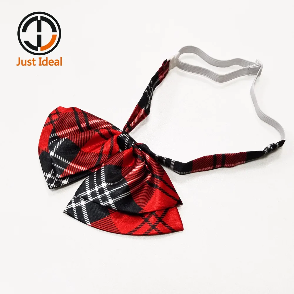 Галстук бабочка для девочек школьная форма учащихся воротник цветочный узор