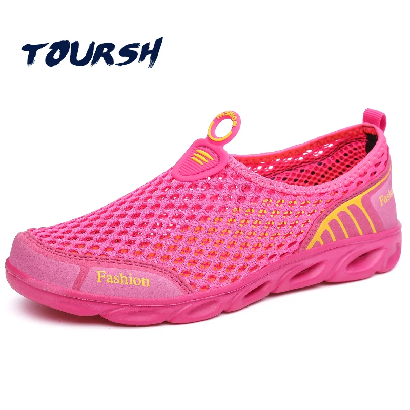 TOURSH/2018 удобная женская прогулочная обувь дышащие спортивные кроссовки новые
