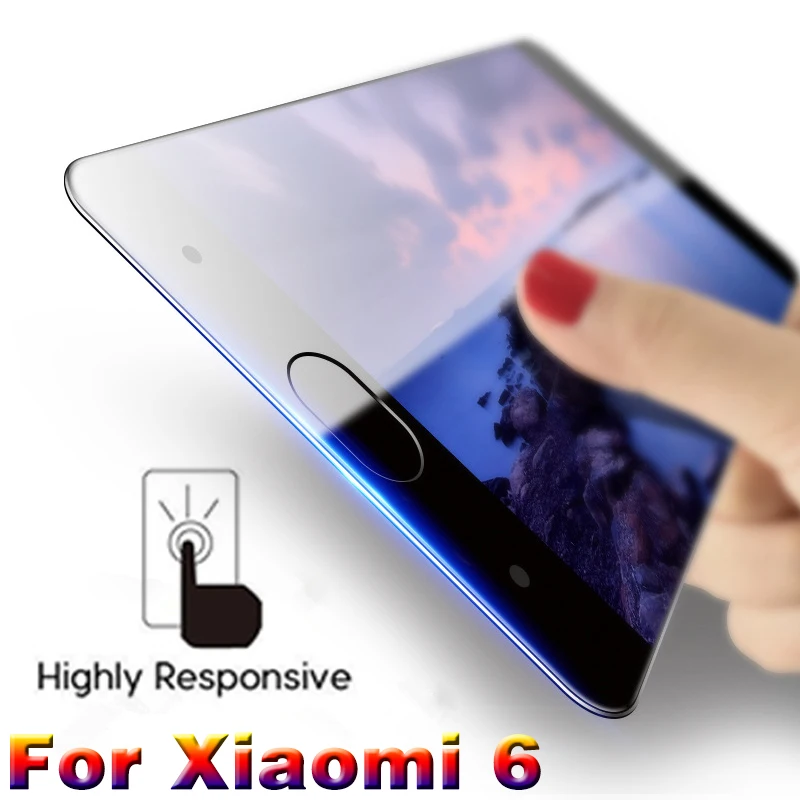 Защитный стеклянный чехол для Xiaomi Mi 6 закаленное стекло Ksiomi Xiaomei Xaomi Xiomi Xiao Mi6