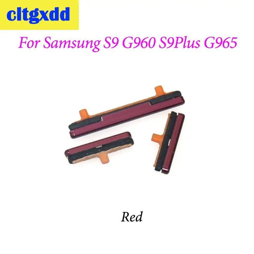 cltgxdd New Side Keys Power and Volume Buttons Replacement For Samsung Galaxy S9 G960 S9 Plus G965 Phone outside button