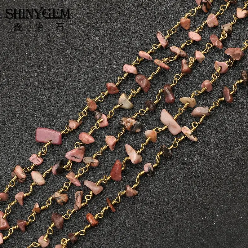 5 метров Малый четки цепи Медь золото Цвет провод обернутый DIY цепочку для