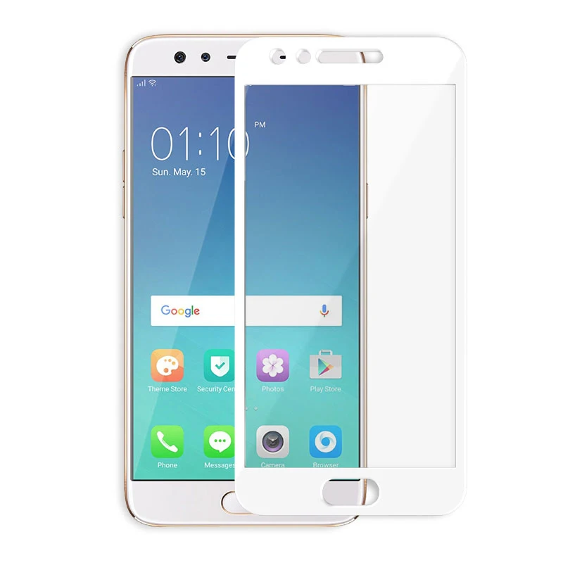100 шт./лот 3D закаленное стекло для OPPO F3 Plus Полное покрытие экрана Взрывозащищенная