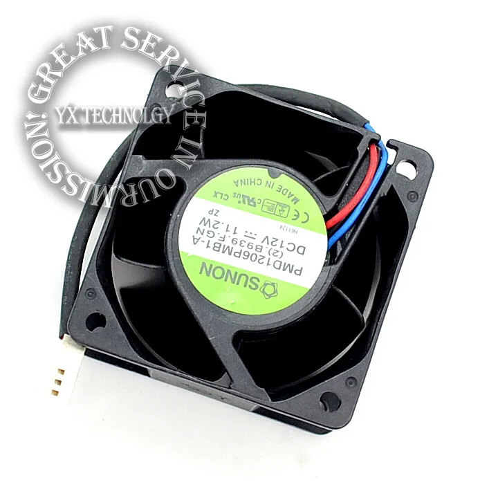 Для Охлаждения SUNON 6038 ветра 60 мм сервер вентилятор 12V 11 2 W PMD1206PMB1 A 60*60*38 мм|sunon