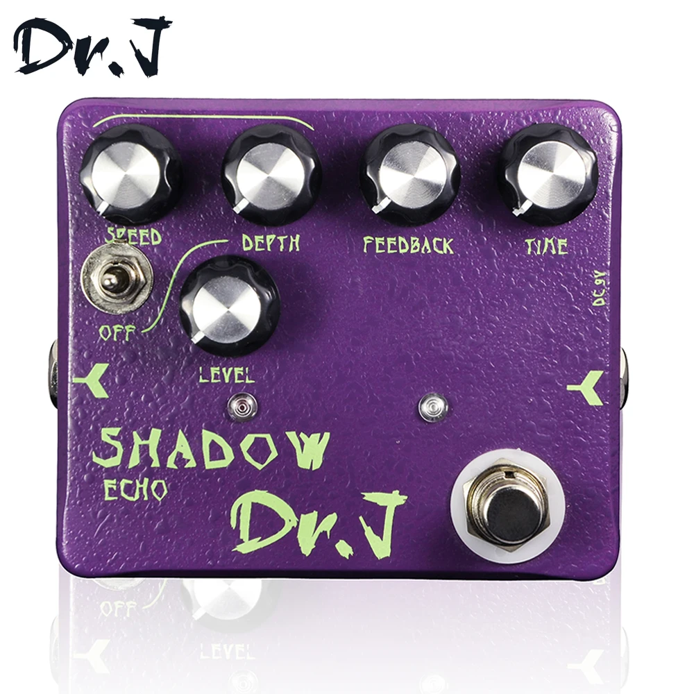 Dr. J D54 Stompbox эхо ручной работы аналоговый задержки гитары педаль эффектов Правда