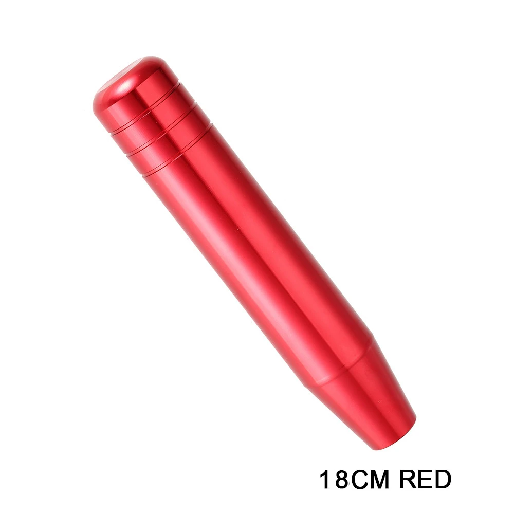 18CM RED R-EP универсальная алюминиевая ручка переключения передач 13 см 18 см жареная синяя гоночная ручка переключения передач для большинства автомобилей - Название цвета: 18CM RED