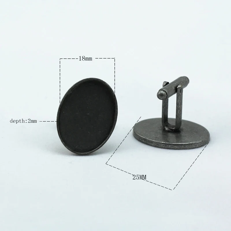 Beadsnice ручная работа запонки базовые заготовки подходят Кабошоны овальные ободок