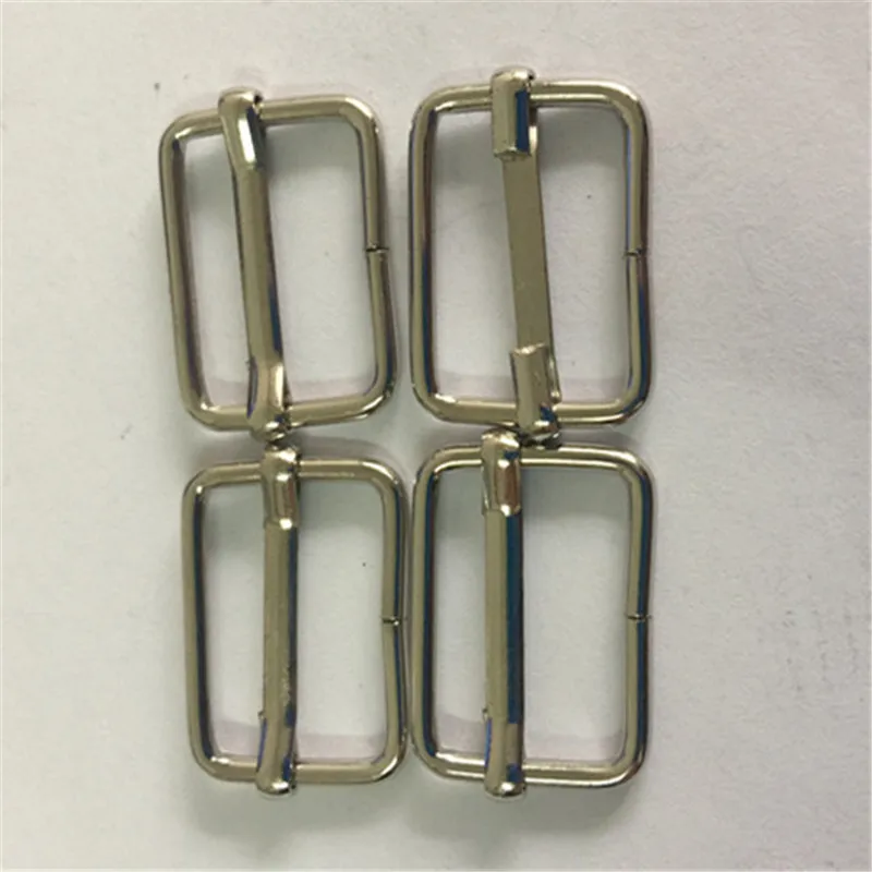 20 компл./лот мм лента скольжения подтяжки с пряжками Регулируемая металлическая