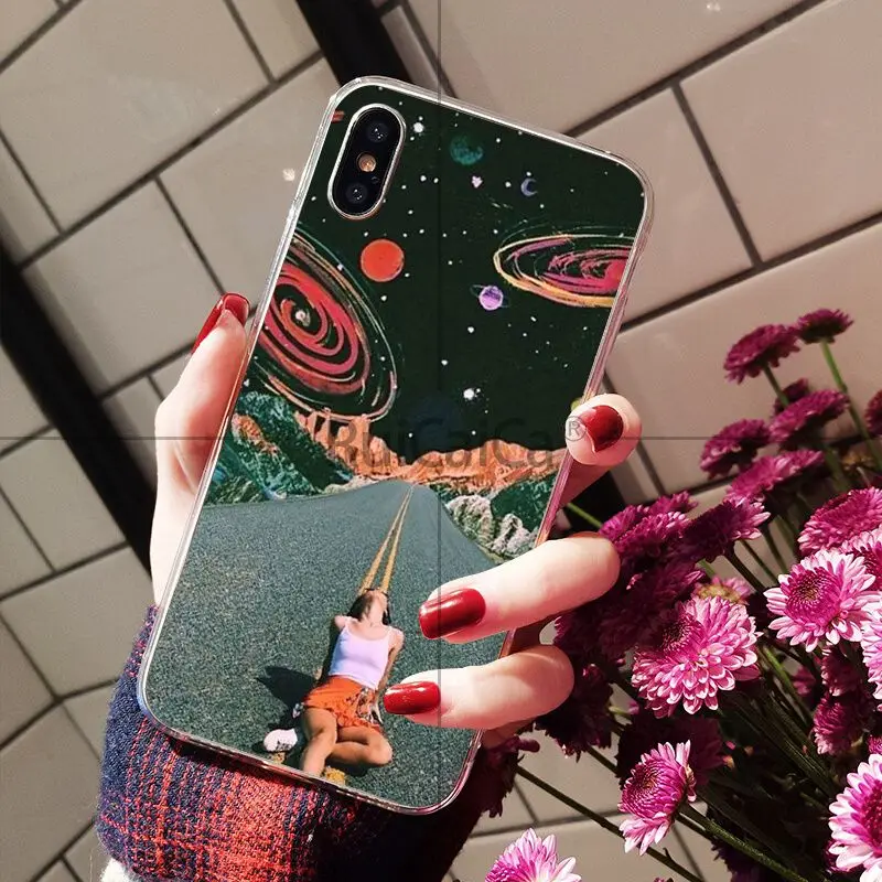 Чехол для телефона Ruicaica Trippy Art эстетическое пространство Астронавт Apple iPhone 8 7 6 6S
