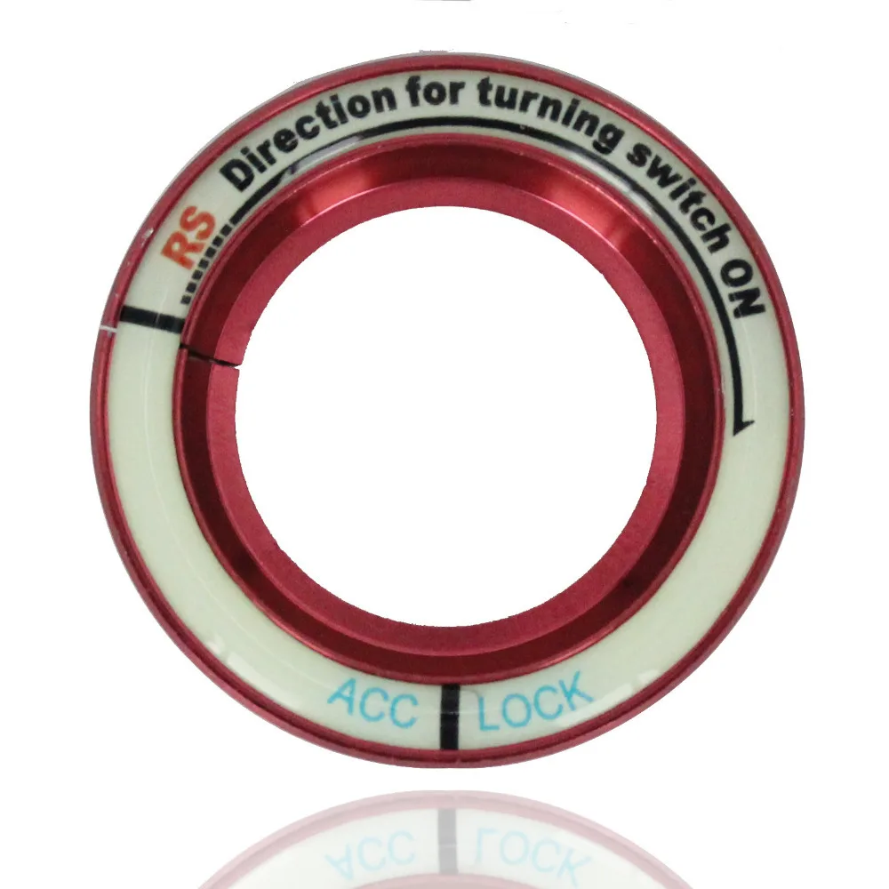 Автомобильный светящийся Переключатель зажигания декоративные наклейки защита