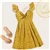 SHEIN розовое летнее платье в богемном стиле с цветочным узлом и оборкой на шее, женское Милое сексуальное платье без рукавов с v-образным вырезом и высокой талией