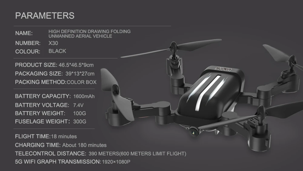 BAYANGTOYS X30 Радиоуправляемый Дрон HD камера с широким углом следования за мной складной RTF gps 5G WiFi 1080P FPV с 8 Мп Радиоуправляемый Дрон Квадрокоптер