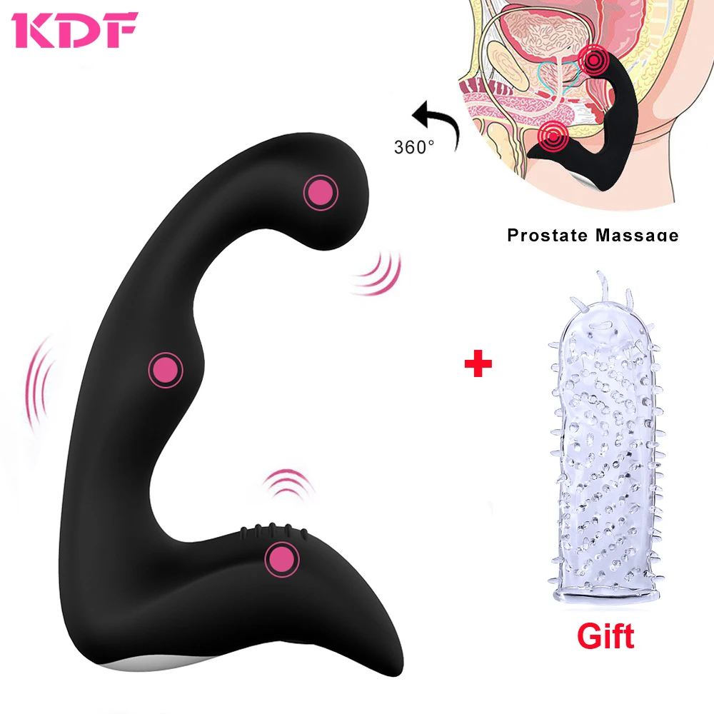 7 Частотный Силиконовый массаж простаты секс игрушки для мужчин перезаряжаемый