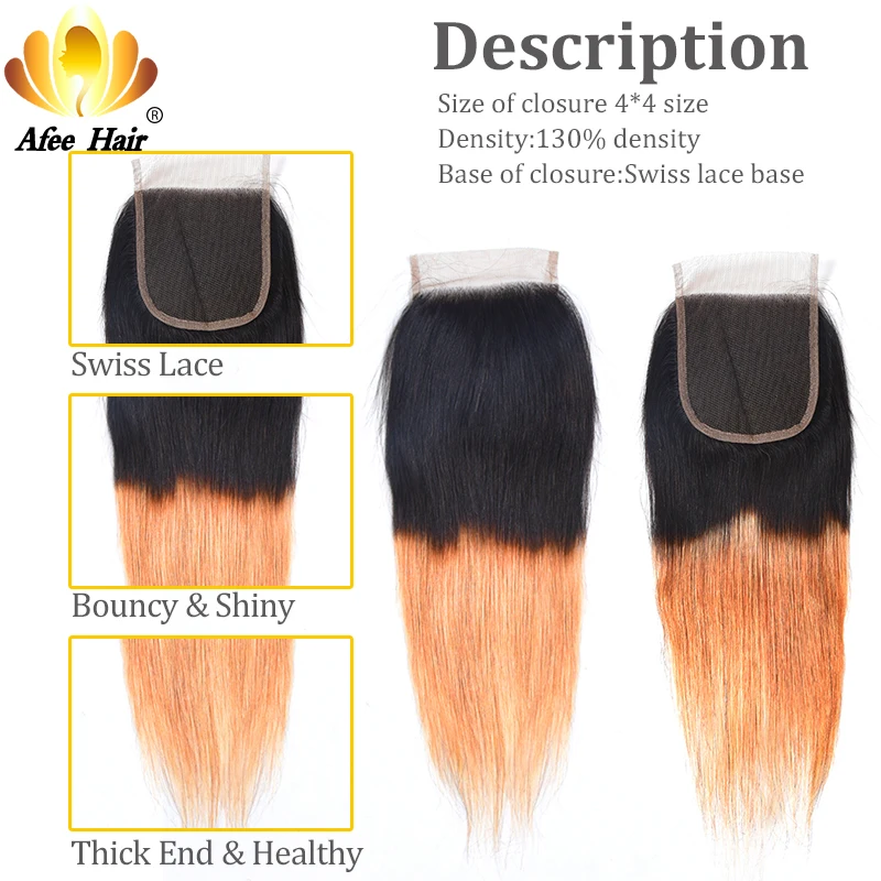 Али Afee волос предварительно цветной пучок пакет Remy волосы #1b/27 бразильские Прямые