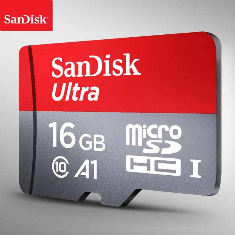 SanDisk Micro SD карта памяти 16 ГБ 32 64 Гб 128 макс. 98 Мб/с C10 U1 A1 флэш-карта для телефона