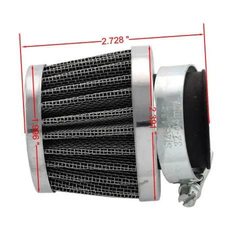 Воздушный фильтр CB50 J MB5 SS50 XR CRF50 CT70 PW50 для скутера питбайка 28 мм 32 44 бесплатная