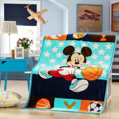 Одеяло Disney с Микки и Минни Маус праздничное одеяло 70x140 см для девочек мальчиков