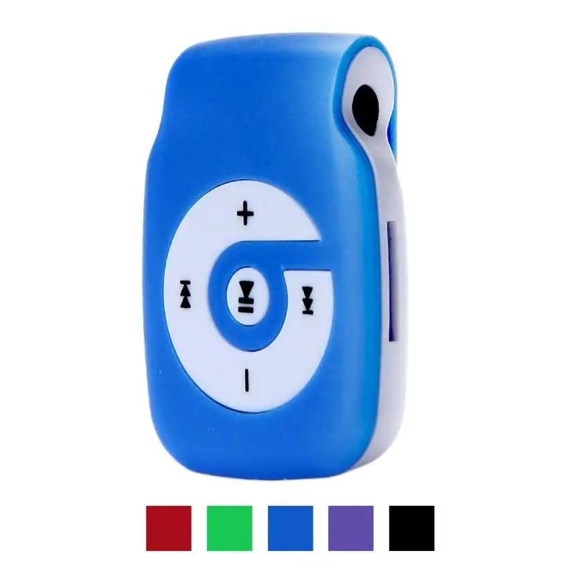 Металлический USB MP3 плеер RA8 2017 с мини зажимом поддержка Micro SD TF карт музыкальный